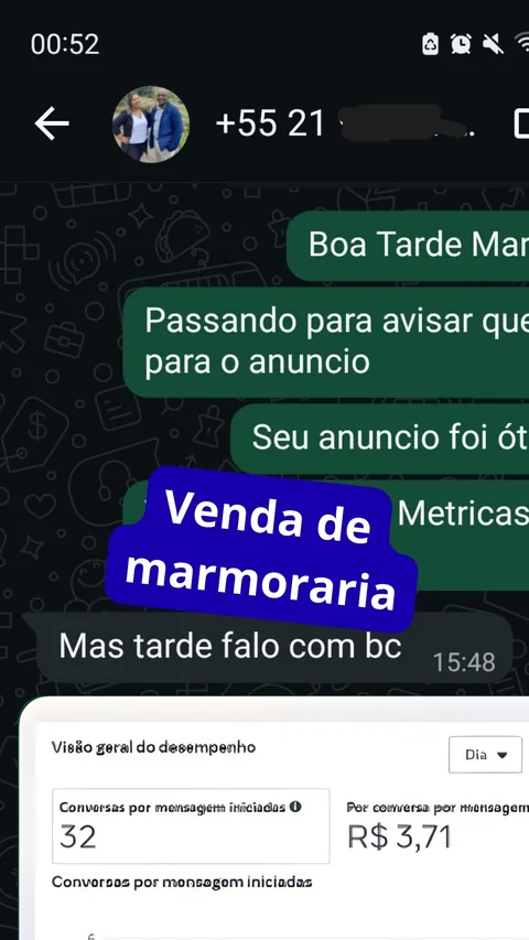 Print de WhatsApp — marmoraria